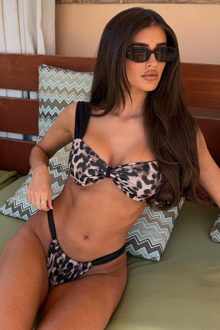 Leopard Print Bikini Set