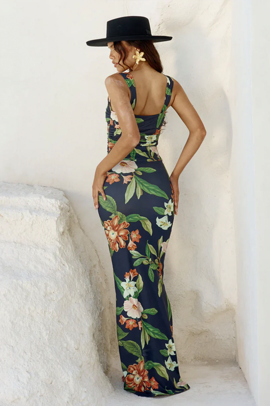 RUNAWAY THE LABEL Floral Maxi Dress