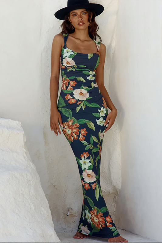 RUNAWAY THE LABEL Floral Maxi Dress