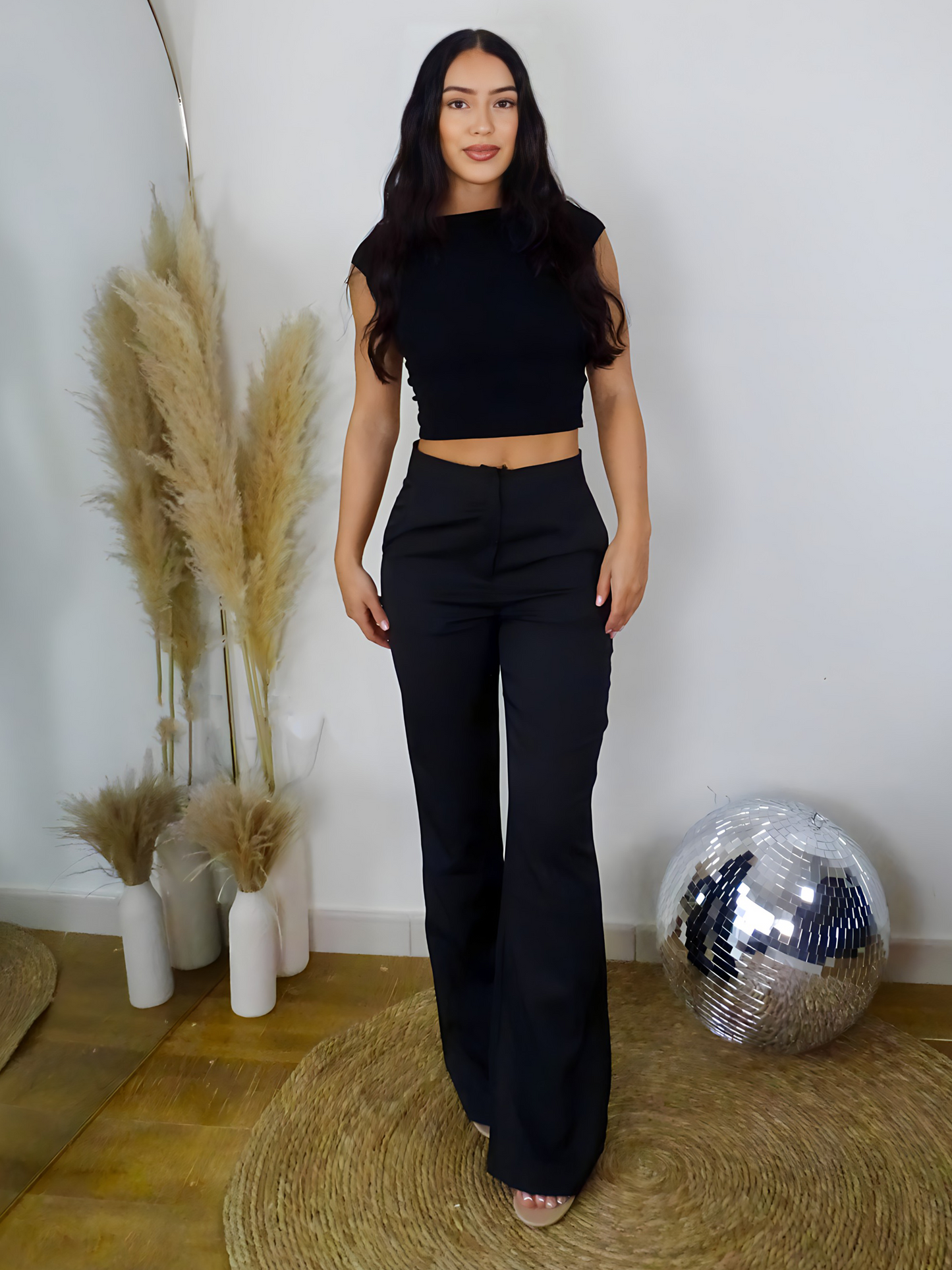 Black Tailored Trousers