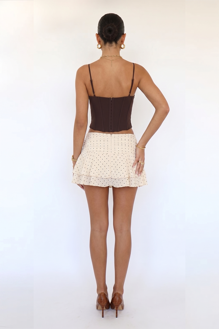 Brown Corset Top